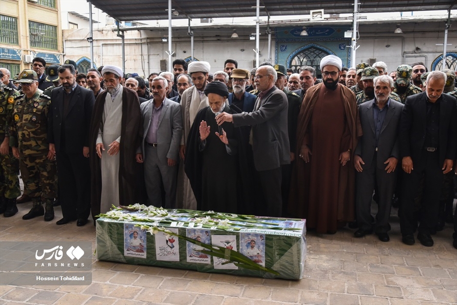 تشییع شهید مدافع وطن در بیرجند