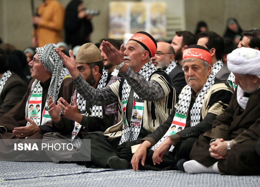 دیدار هزاران نفر از بسیجیان با رهبر معظم انقلاب