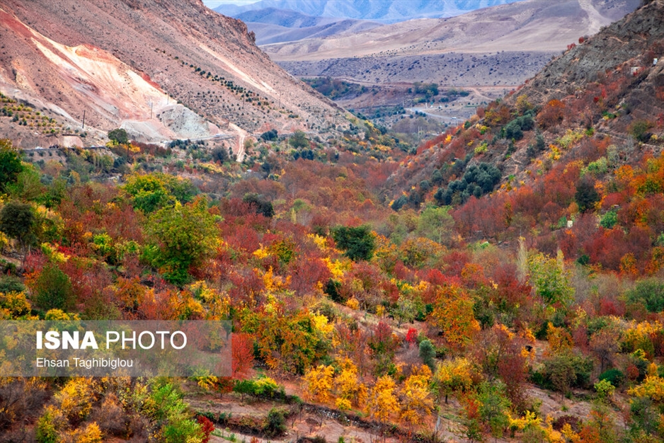 پاییز هزار رنگ در روستای «شیت»