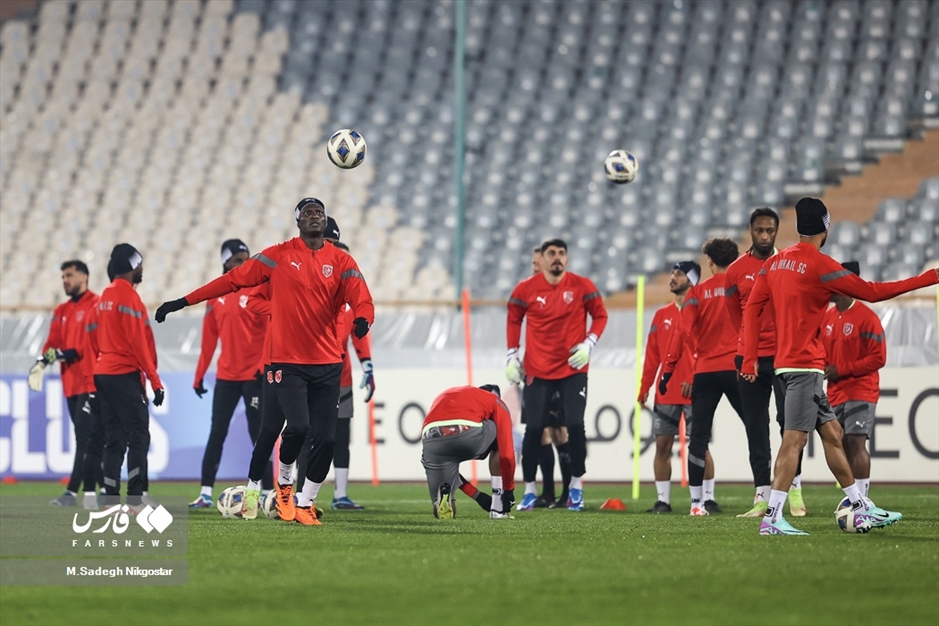 تمرین و نشست خبری سرمربی تیم فوتبال الدحیل