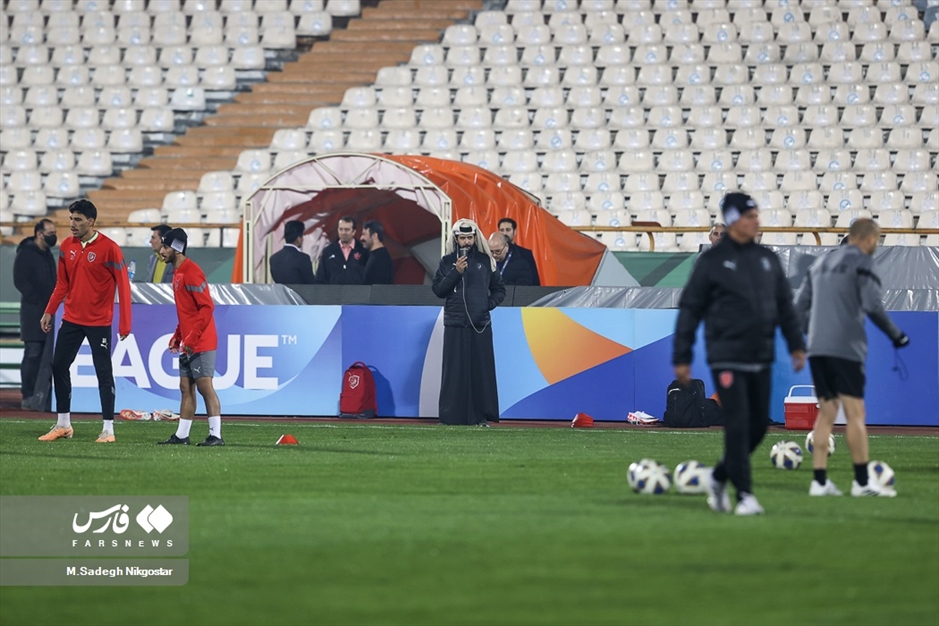 تمرین و نشست خبری سرمربی تیم فوتبال الدحیل