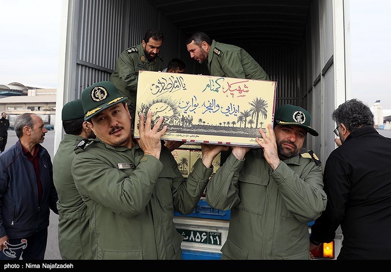  مراسم استقبال از ۱۲ شهید گمنام در مشهد 