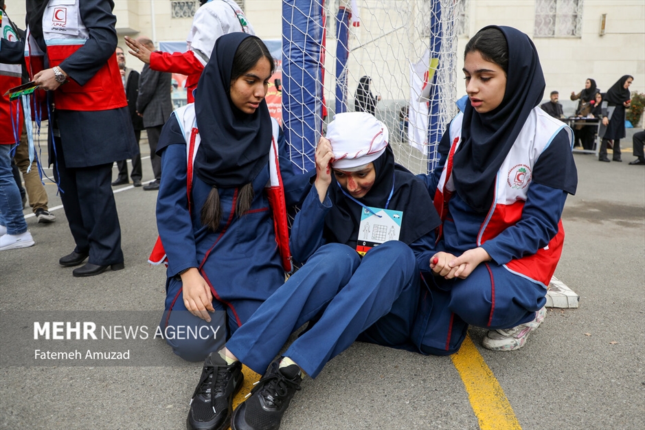 مانور سراسری زلزله در مدارس