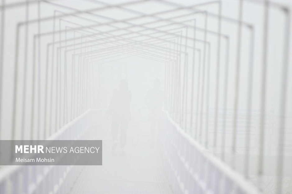 مه صبحگاهی در آبادان و خرمشهر