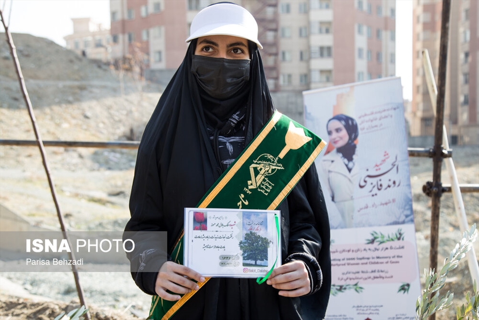 کاشت پنج هزار نهال به یاد کودکان و زنان شهید غزه