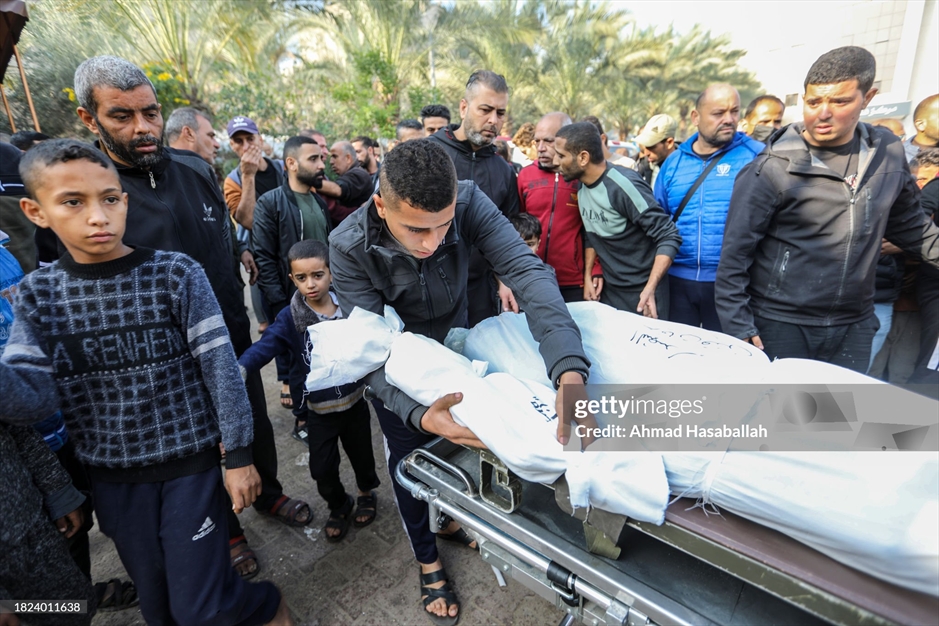 مردم فلسطینی در خان یونس