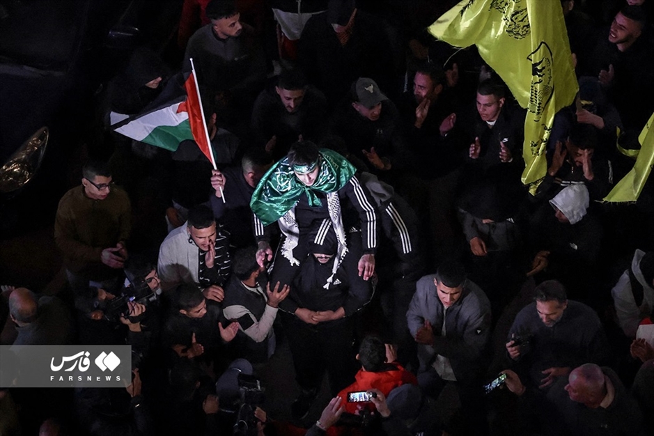 لحظات تاریخی آزادی اسرای فلسطینی