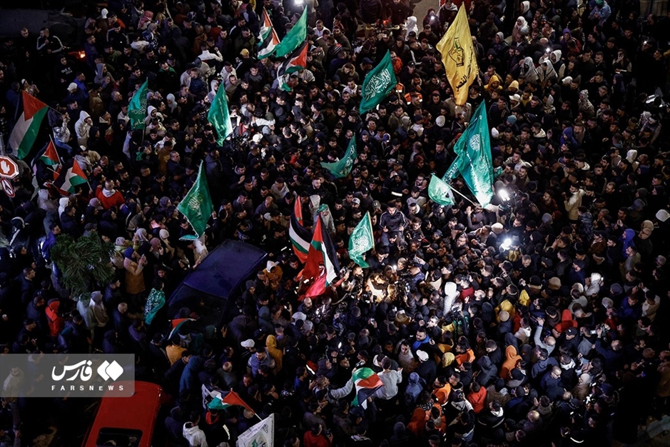 لحظات تاریخی آزادی اسرای فلسطینی