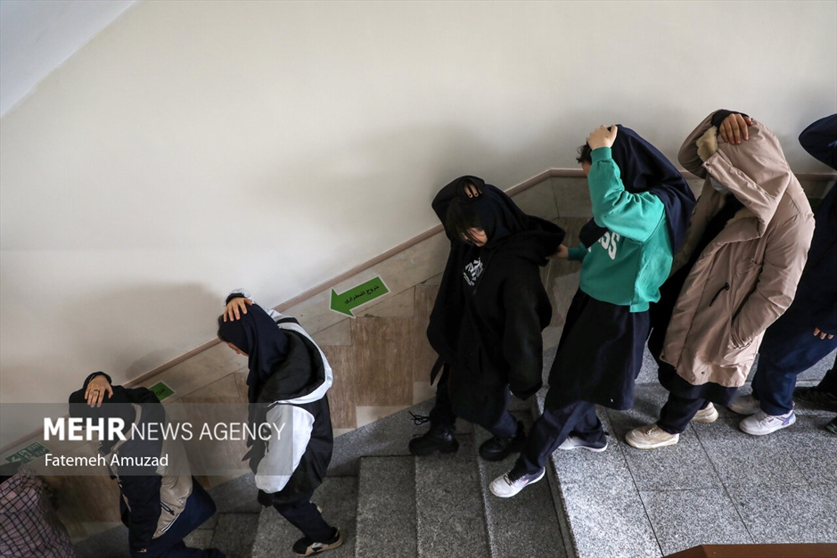 مانور سراسری زلزله در مدارس