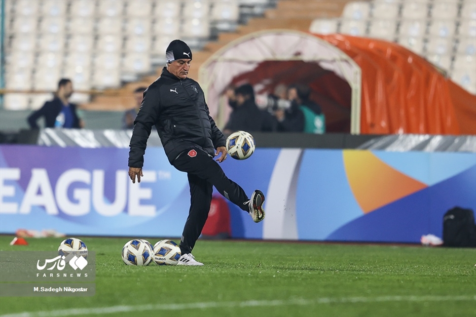 تمرین و نشست خبری سرمربی تیم فوتبال الدحیل