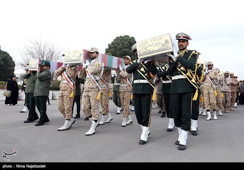  مراسم استقبال از ۱۲ شهید گمنام در مشهد 