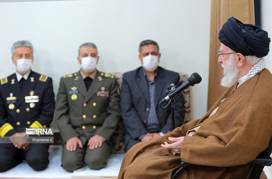 دیدار فرماندهان نیروی دریایی با فرمانده کل قوا