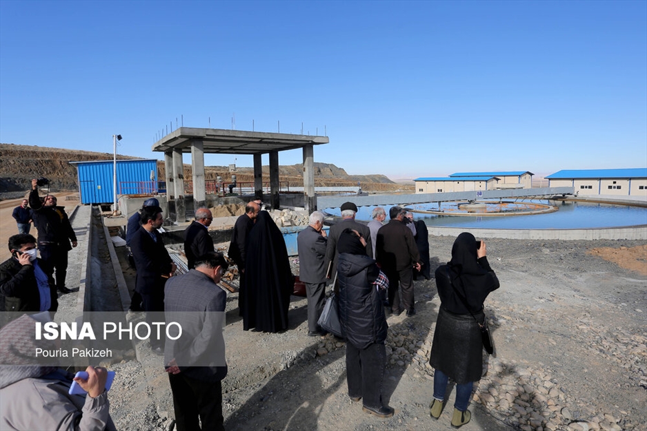 بازدید خبرنگاران از تصفیه خانه شیخی جان - همدان