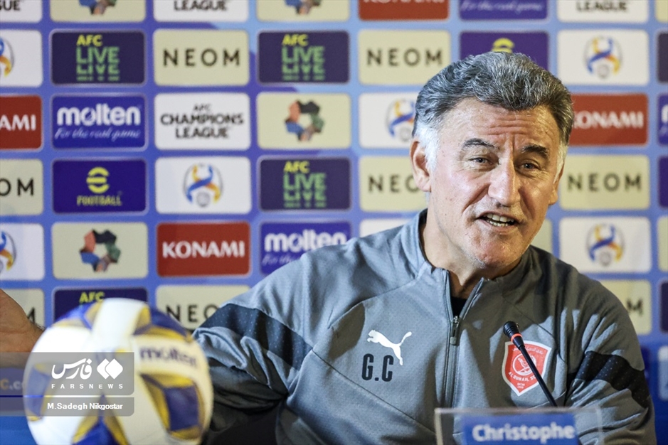 تمرین و نشست خبری سرمربی تیم فوتبال الدحیل