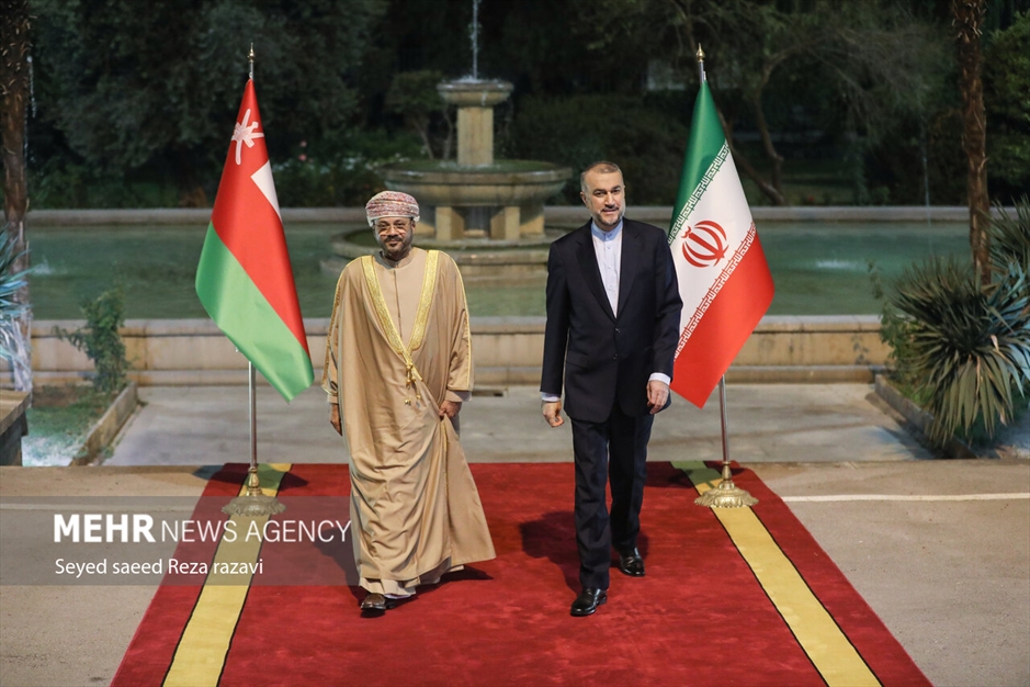 دیدار امیرعبداللهیان با وزیر خارجه عمان
