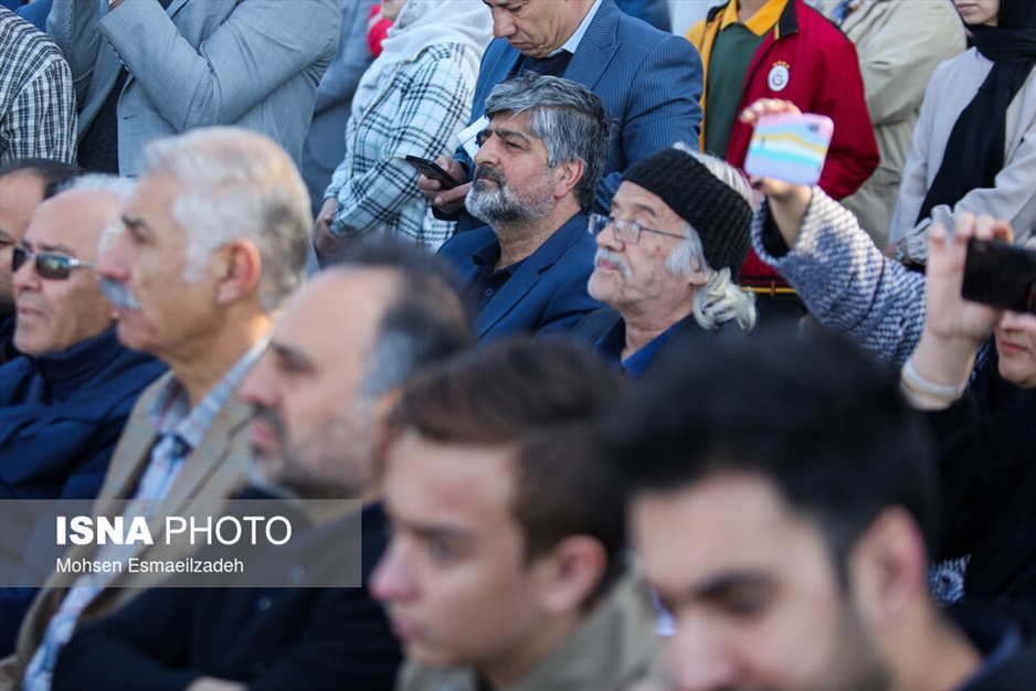 خاکسپاری محمدعلی اسلامی ندوشن در نیشابور