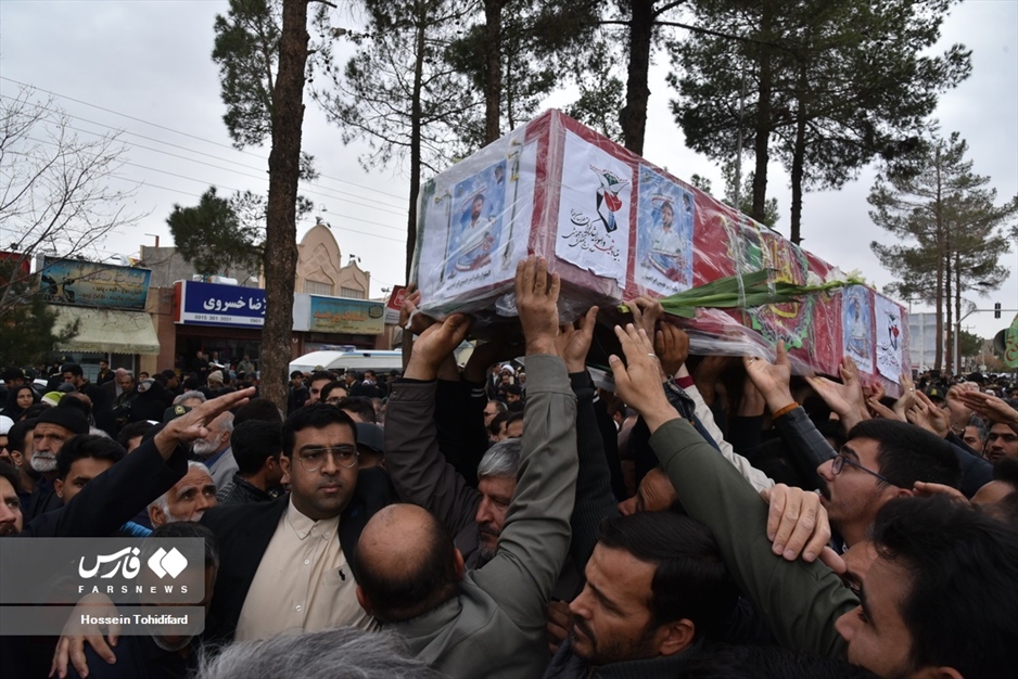 تشییع شهید مدافع وطن در بیرجند