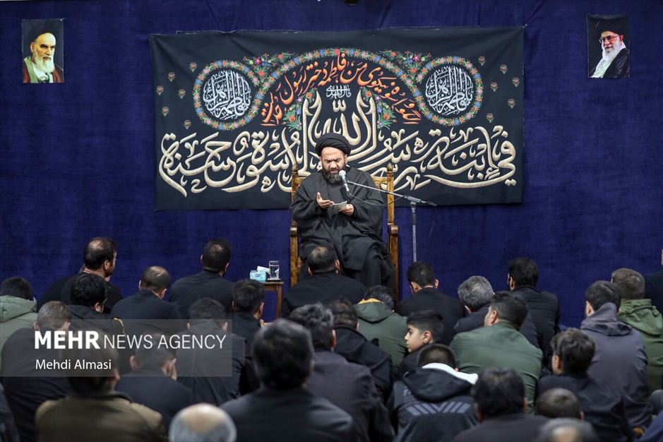 عزاداری ایام فاطمیه در حسینیه اعظم زنجان