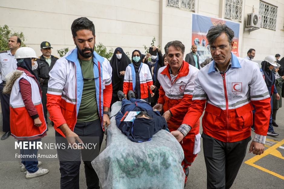 مانور سراسری زلزله در مدارس