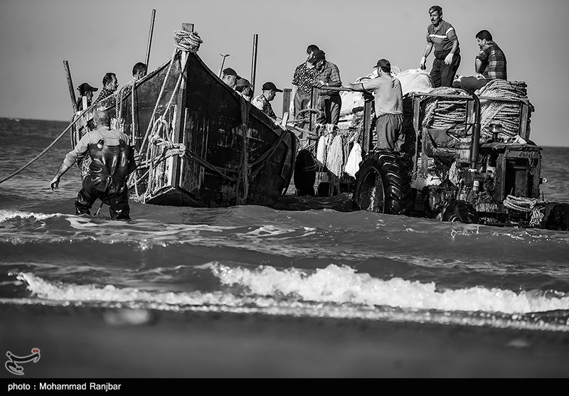 پره گیری صیادان انزلی