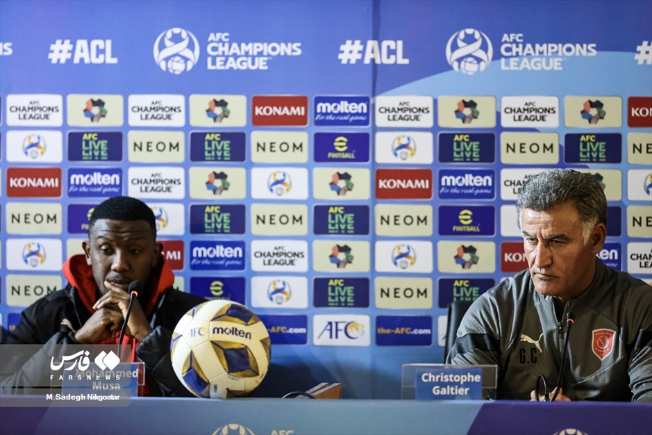 تمرین و نشست خبری سرمربی تیم فوتبال الدحیل