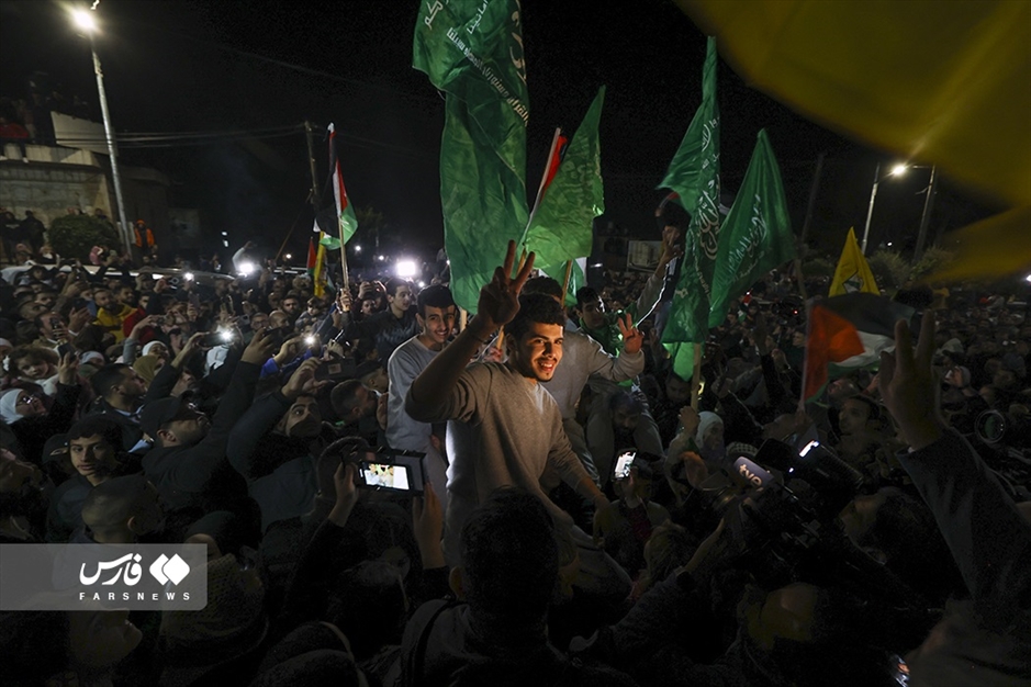 لحظات تاریخی آزادی اسرای فلسطینی