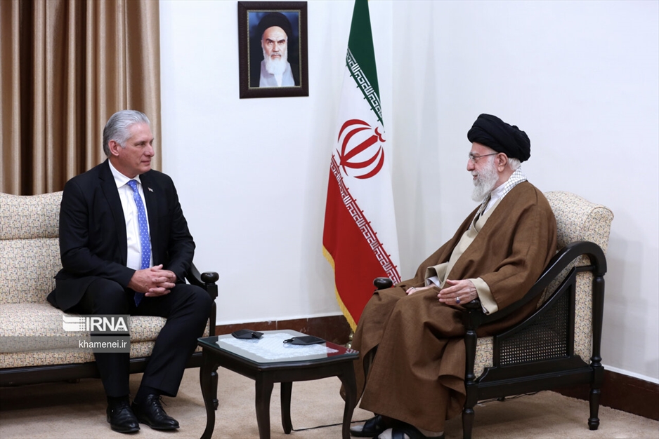 دیدار رئیس جمهور کوبا با رهبر انقلاب