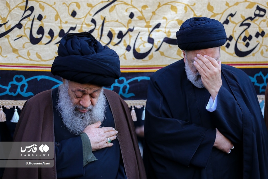 عزاداری شهادت حضرت زهرا (س) در میدان هفت تیر