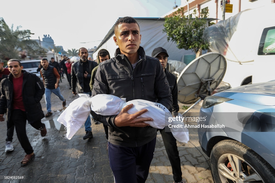 مردم فلسطینی در خان یونس