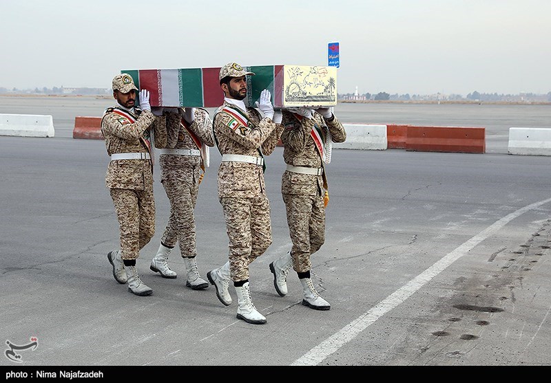  مراسم استقبال از ۱۲ شهید گمنام در مشهد 