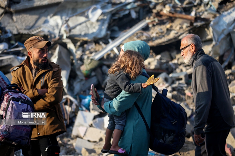 کوچ دوباره مردم غزه به مناطق امن