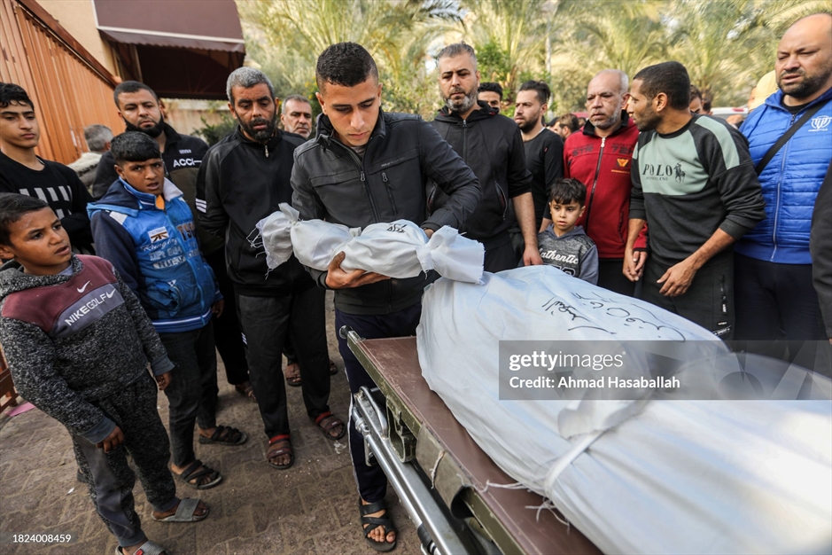 مردم فلسطینی در خان یونس