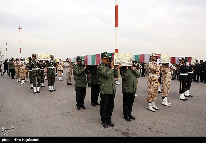  مراسم استقبال از ۱۲ شهید گمنام در مشهد 