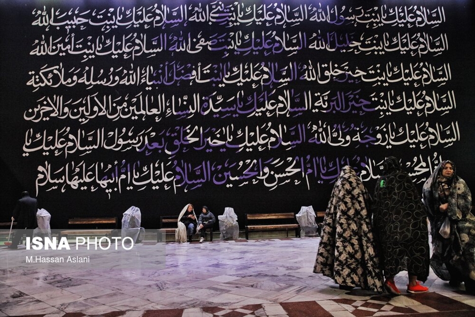 عزاداری شهادت حضرت زهرا(س) در امامزاده صالح(ع)