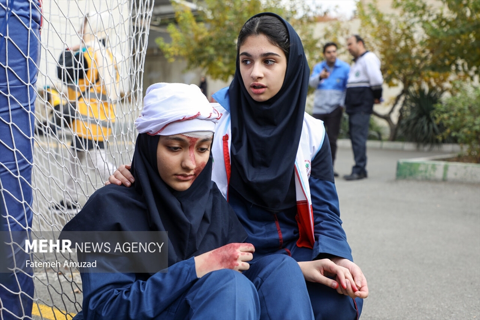 مانور سراسری زلزله در مدارس