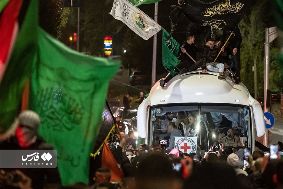 لحظات تاریخی آزادی اسرای فلسطینی