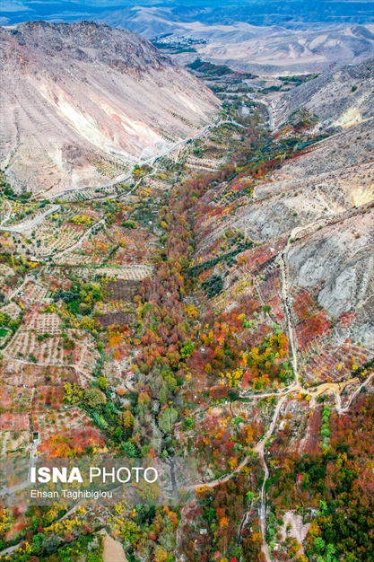 پاییز هزار رنگ در روستای «شیت»