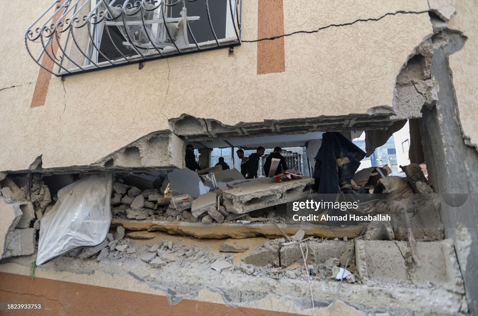 مردم فلسطینی در خان یونس