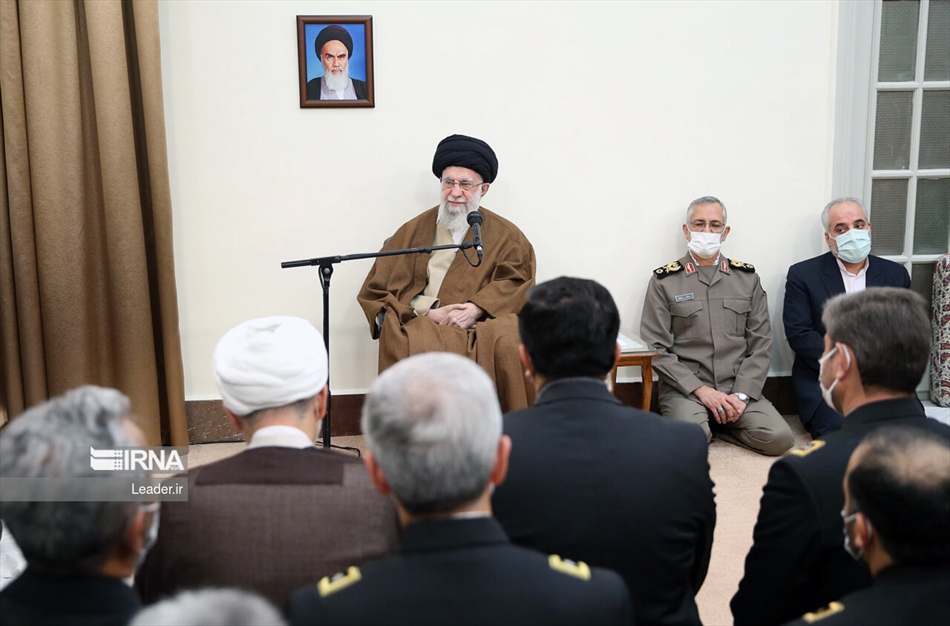 دیدار فرماندهان نیروی دریایی با فرمانده کل قوا