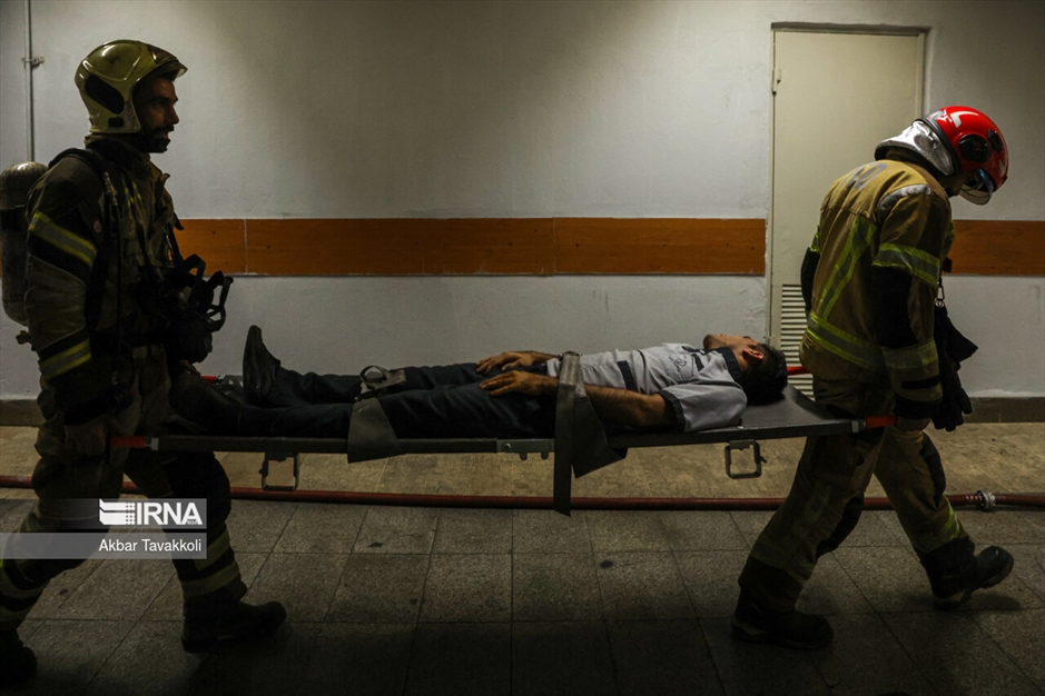 مانور بحران در بیمارستان لاله