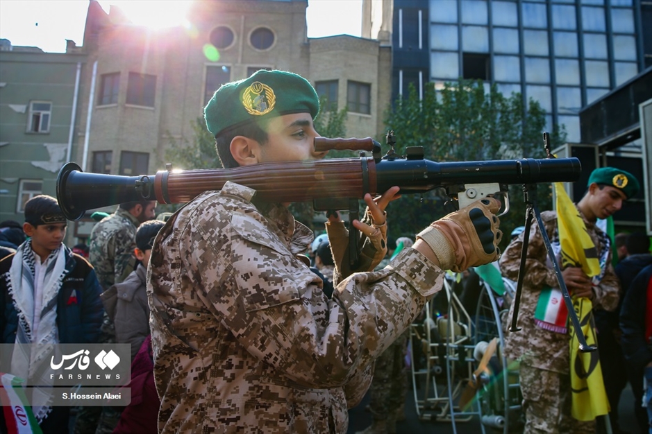 رزمایش ۵۰‌‌ هزار نفری بسیجیان در تهران