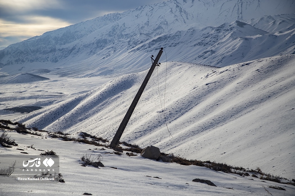 بارش برف در «چهارمحال و بختیاری»