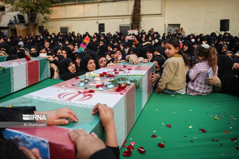 وداع با شهدای مدافع حرم