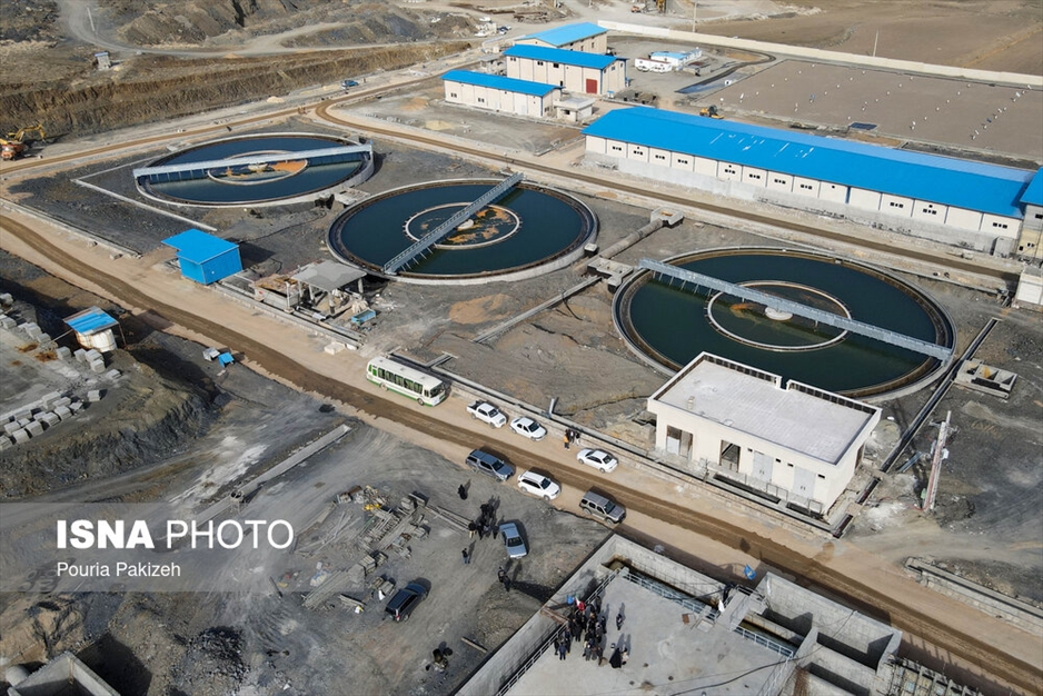 بازدید خبرنگاران از تصفیه خانه شیخی جان - همدان