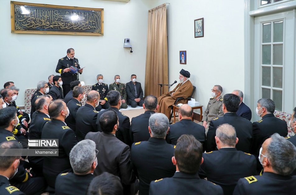 دیدار فرماندهان نیروی دریایی با فرمانده کل قوا