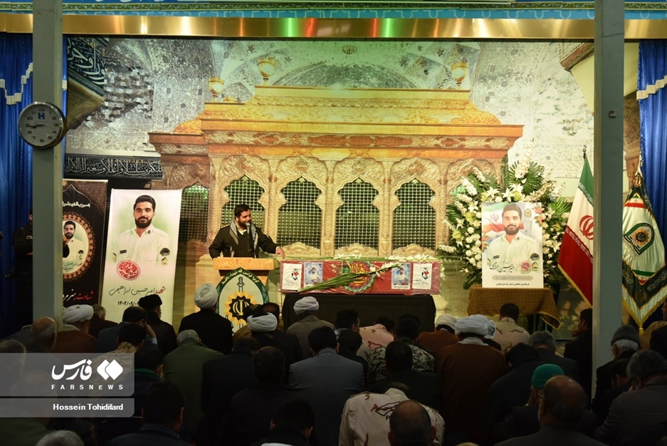 تشییع شهید مدافع وطن در بیرجند