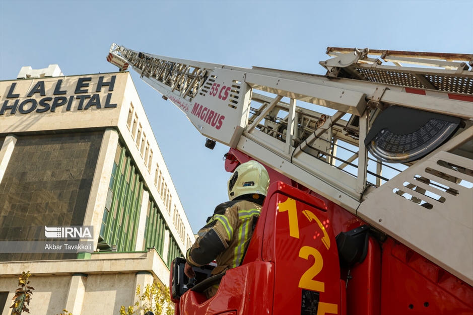مانور بحران در بیمارستان لاله