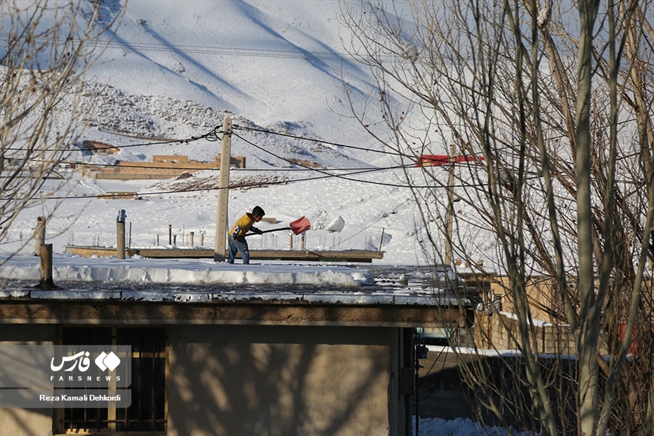 بارش برف در «چهارمحال و بختیاری»