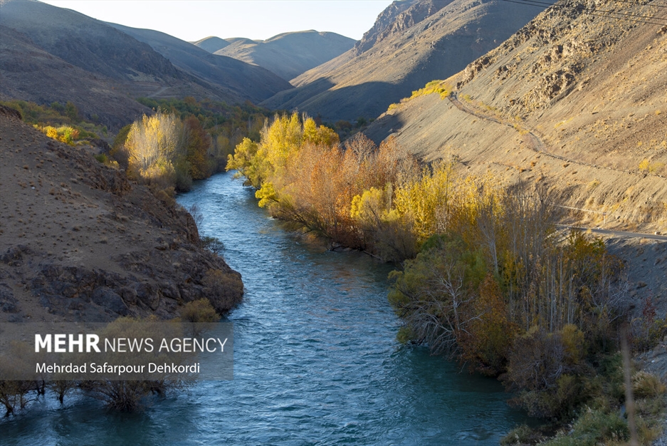 طبیعت پاییزی زاینده رود