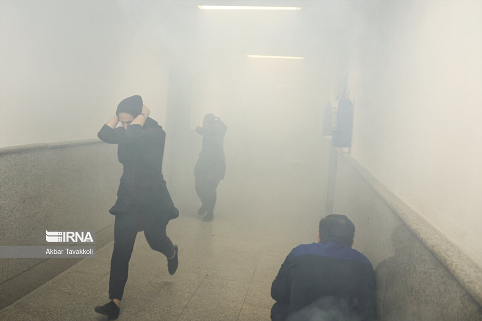 مانور بحران در بیمارستان لاله